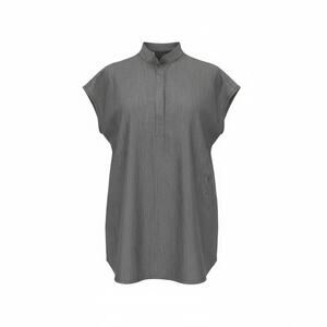 FIGS Gray Scrub Top Medium Lightweight Comfort Stretch Healthcare Work Nurse